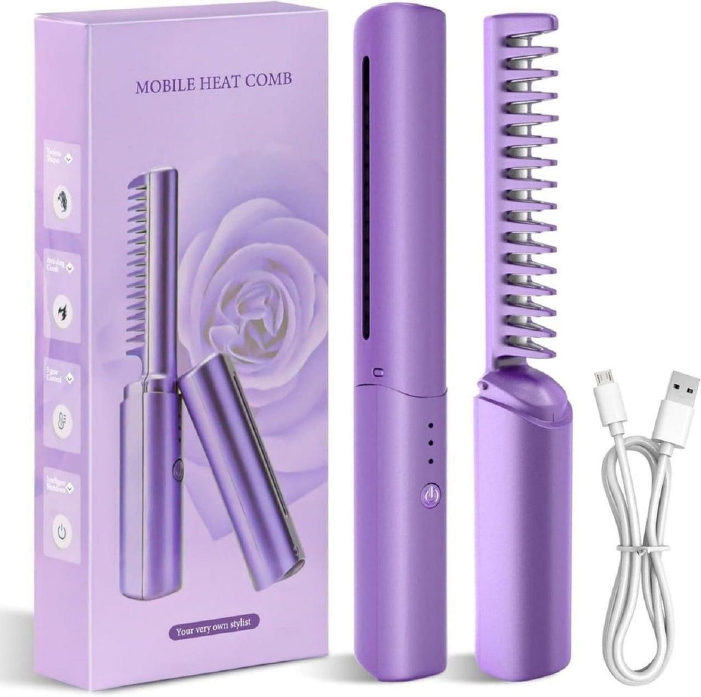 Portable Mini Cordless Rechargeable Hair Straightener