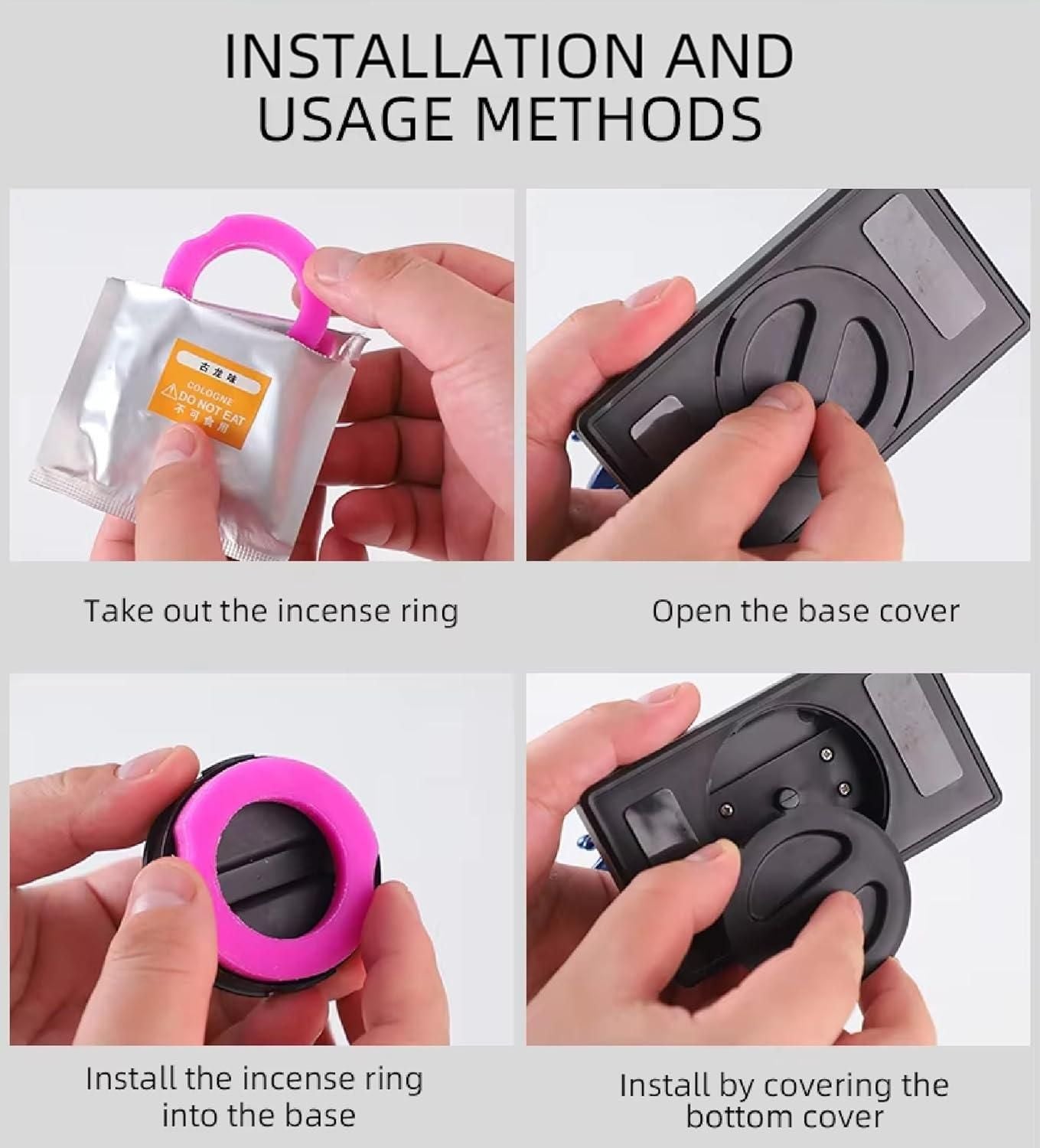 Solar-Powered Fragrance Diffuser Decor