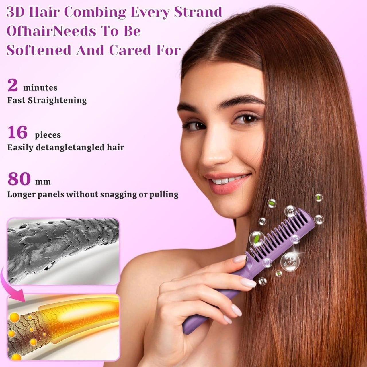 Portable Mini Cordless Rechargeable Hair Straightener