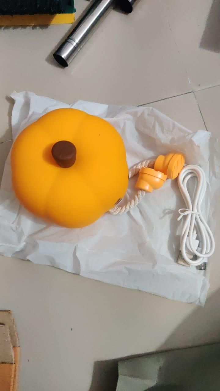Cute Pumpkin Silicone Lamp