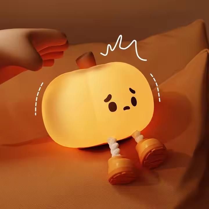 Cute Pumpkin Silicone Lamp