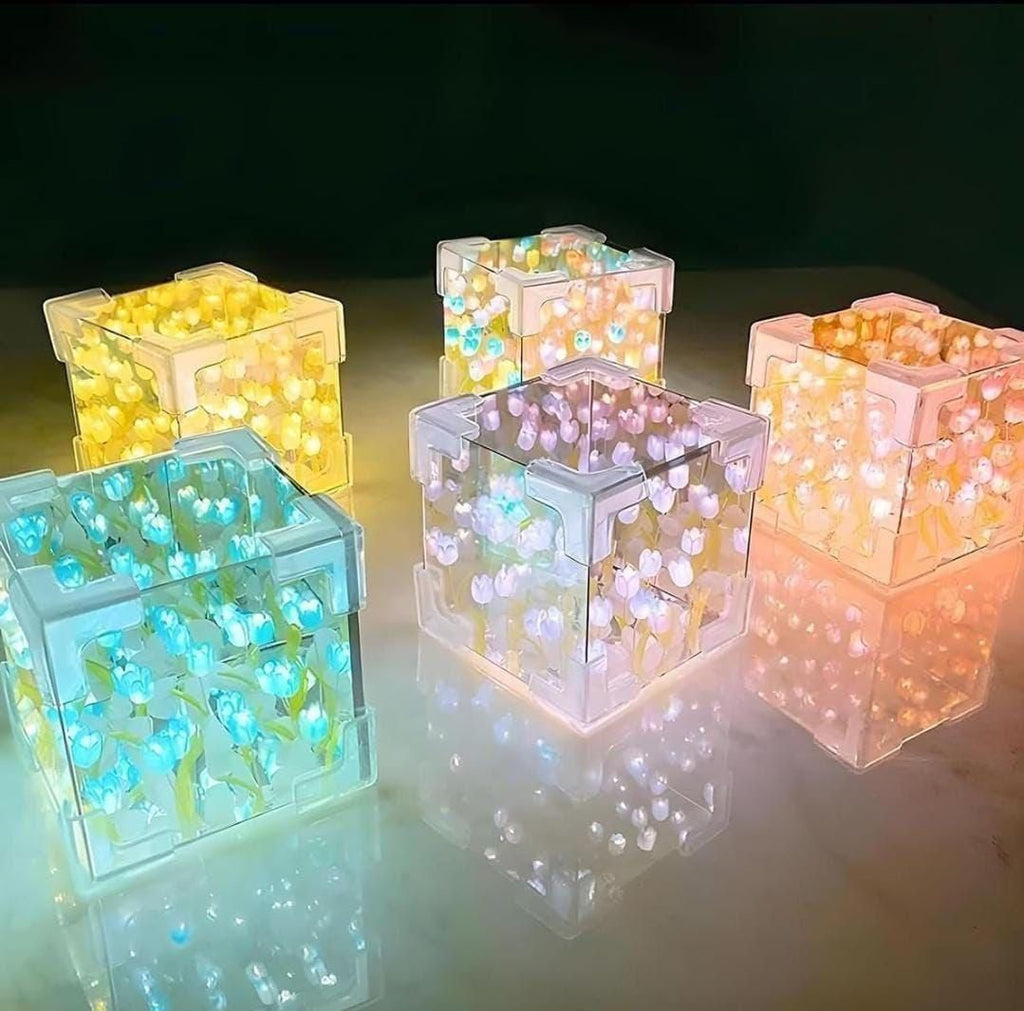 Tulip Mirror Cube Lamp